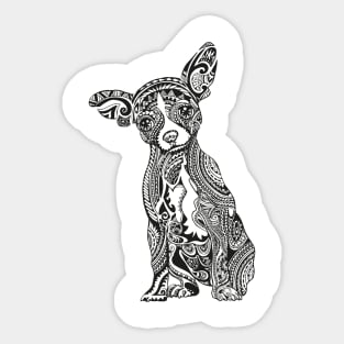 Polynesian Chihuahua Sticker